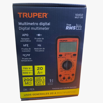 MULTÍMETRO DIGITAL TRUPER